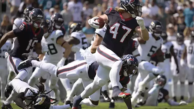 Beck's rare TD return propels Texans to a 37-17 rout of Jaguars