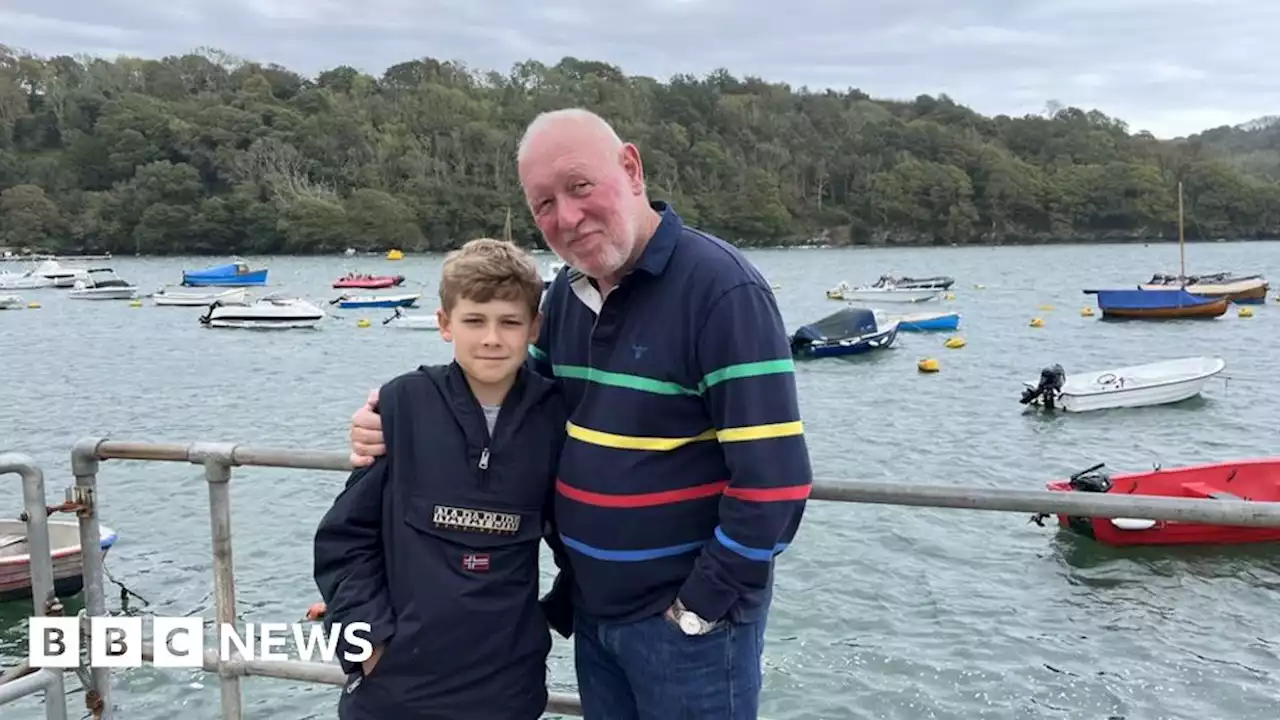 Boy's quick-thinking Mayday call saves grandfather from Cornish sea