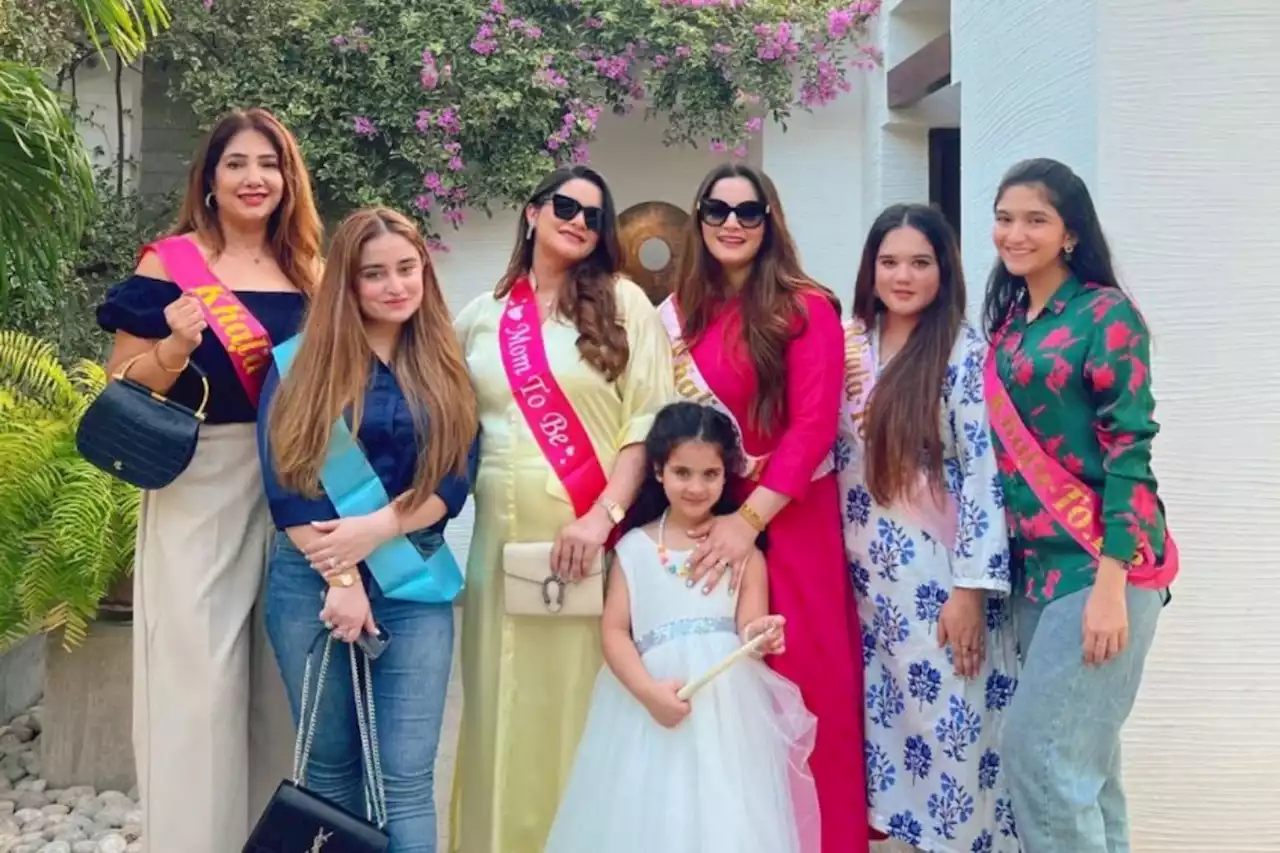 Minal khan baby shower cheerful moment in one video