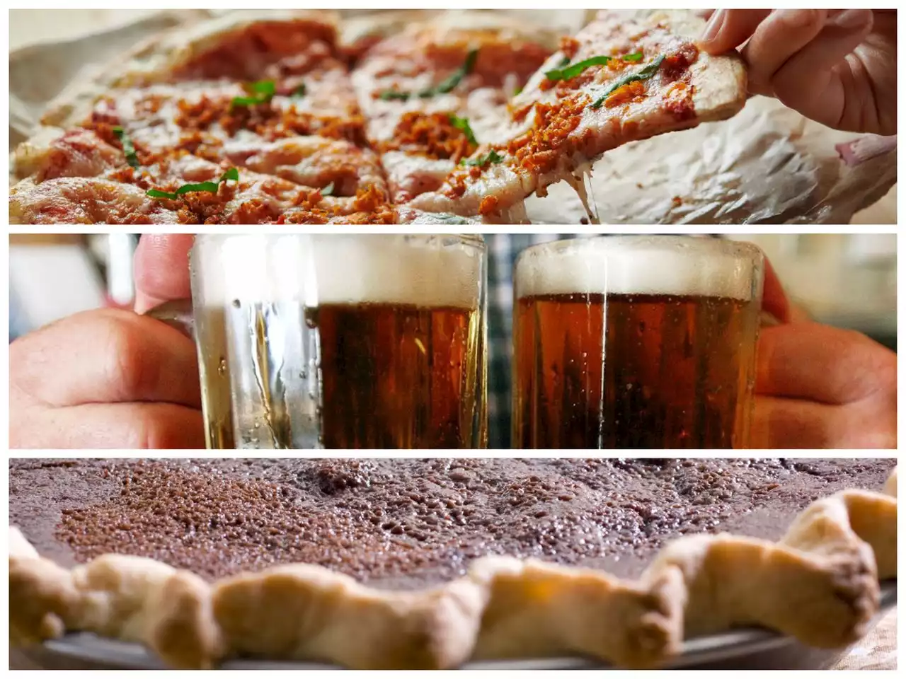 Pints & Pies includes 100 different beers, drinks