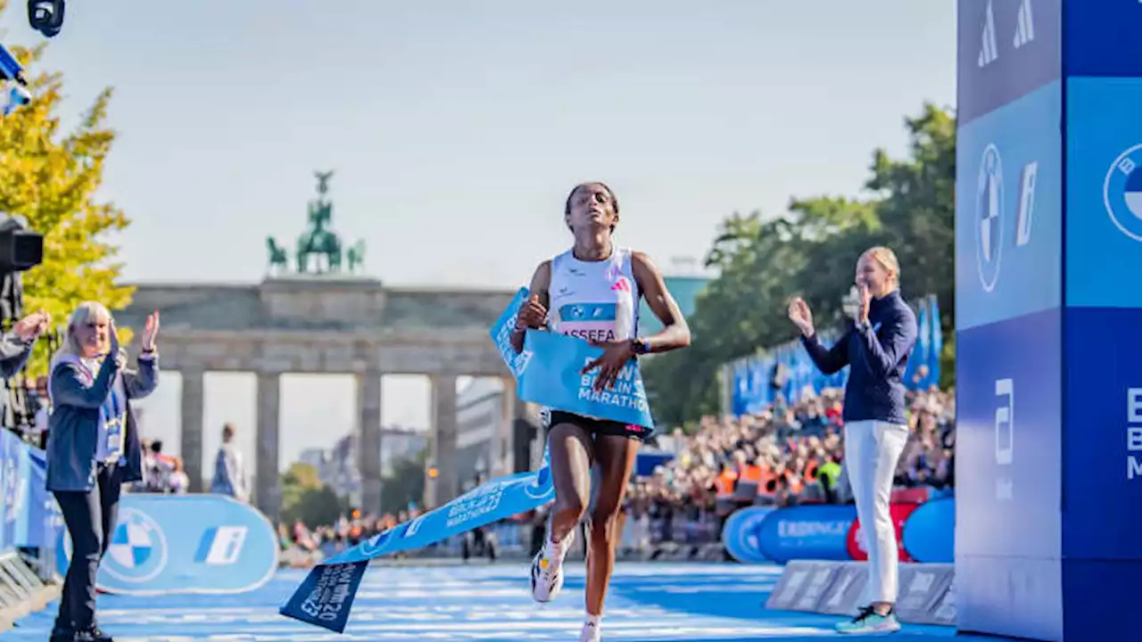 Athletics-Ethiopia's Assefa smashes women's marathon world record in Berlin