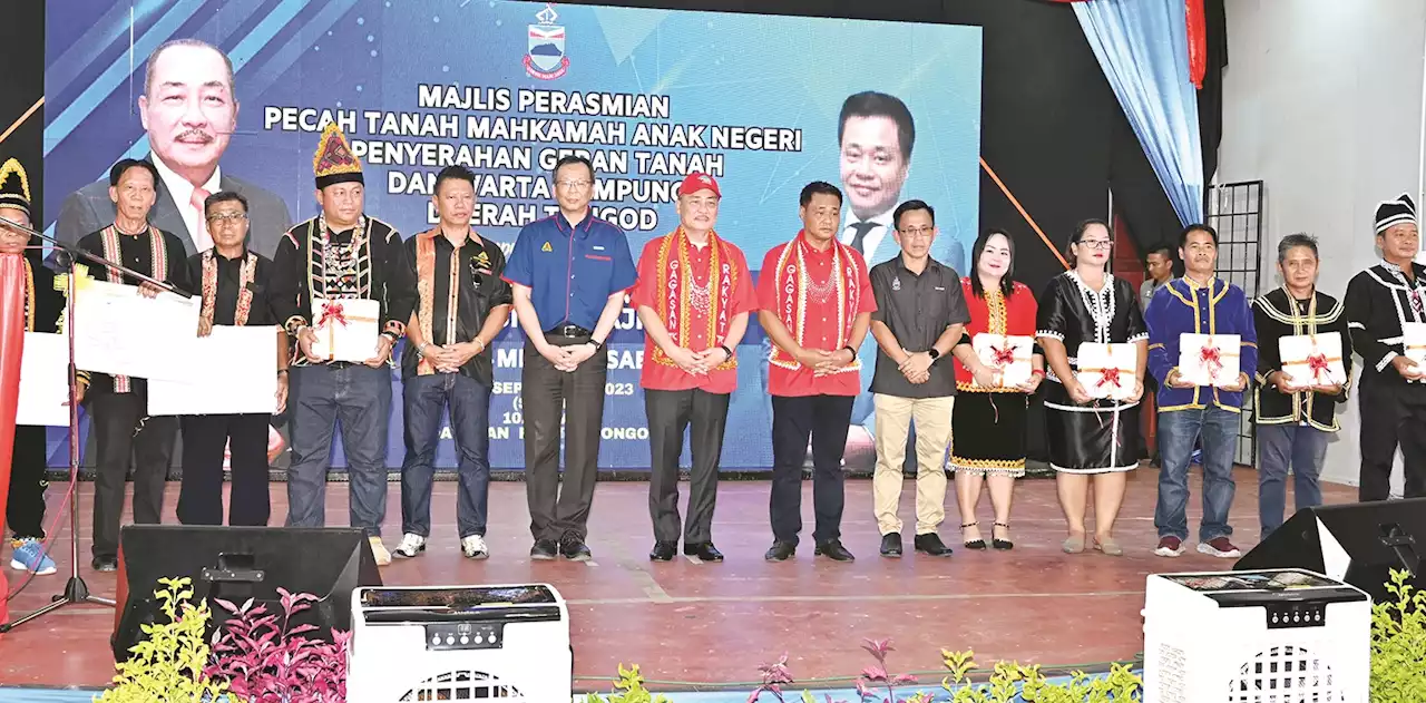 421 geran tanah anak negeri untuk penduduk Tongod