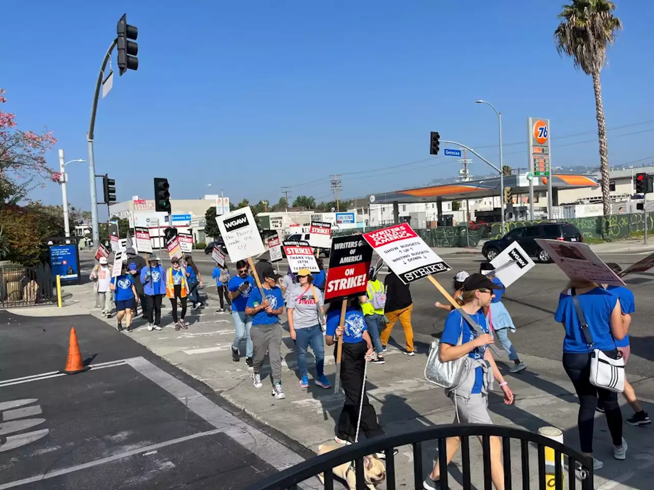 ‘Dancing With The Stars’ Picketed Again At TV City As Writers Show Support For WGA Negotiating Committee