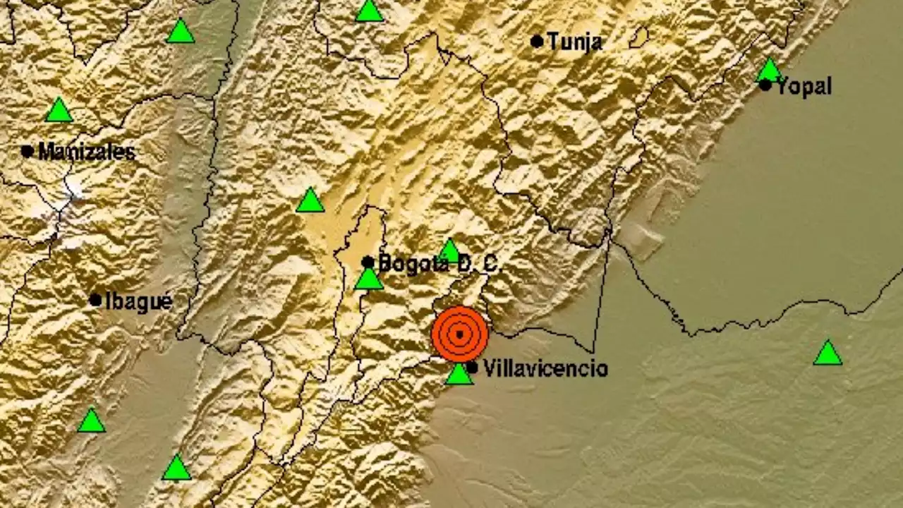 Meta registró sismo de magnitud 3.5 en la madrugada de este domingo