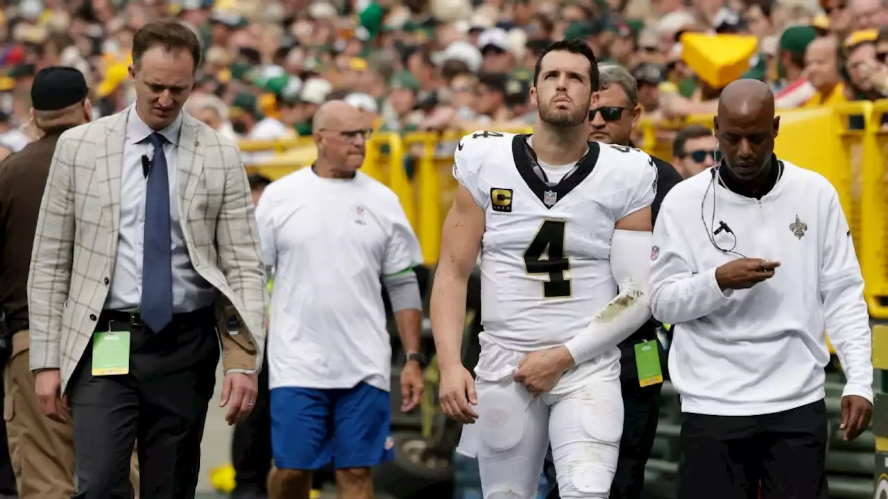 Saints QB Carr suffers shoulder injury, ruled out