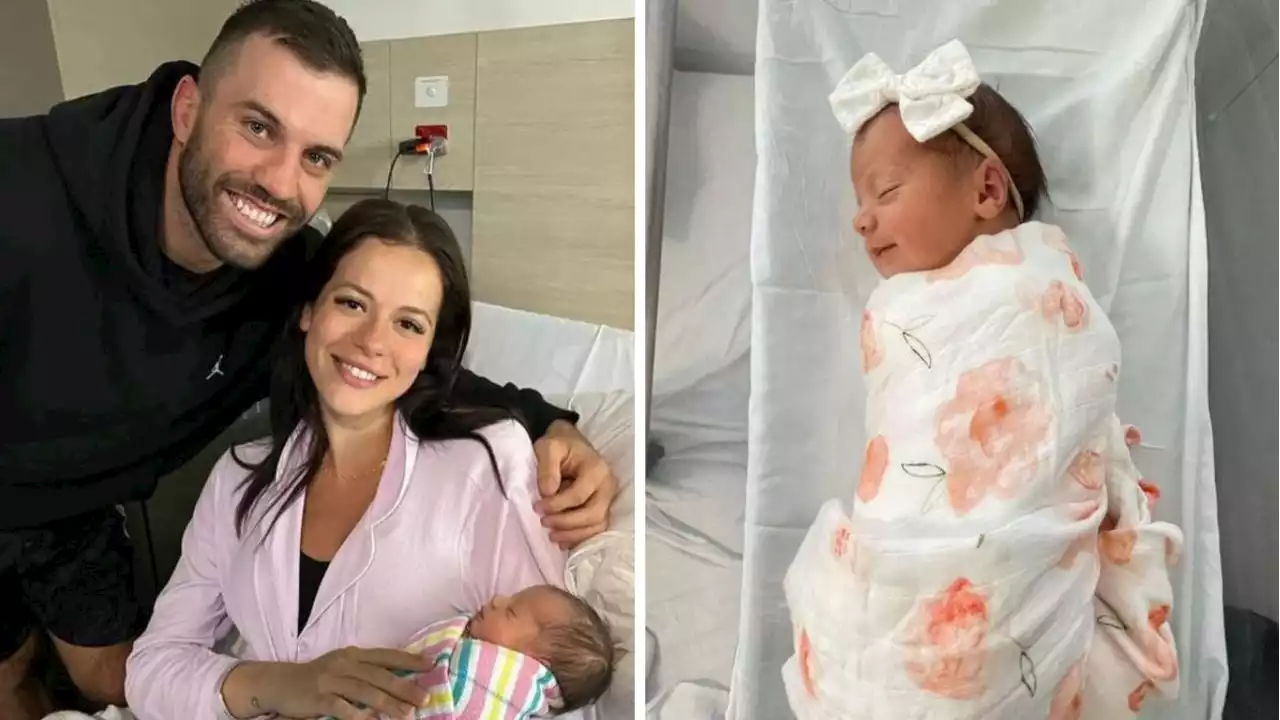 ‘She’s gorgeous’: James Tedesco and wife Maria celebrate birth of first child