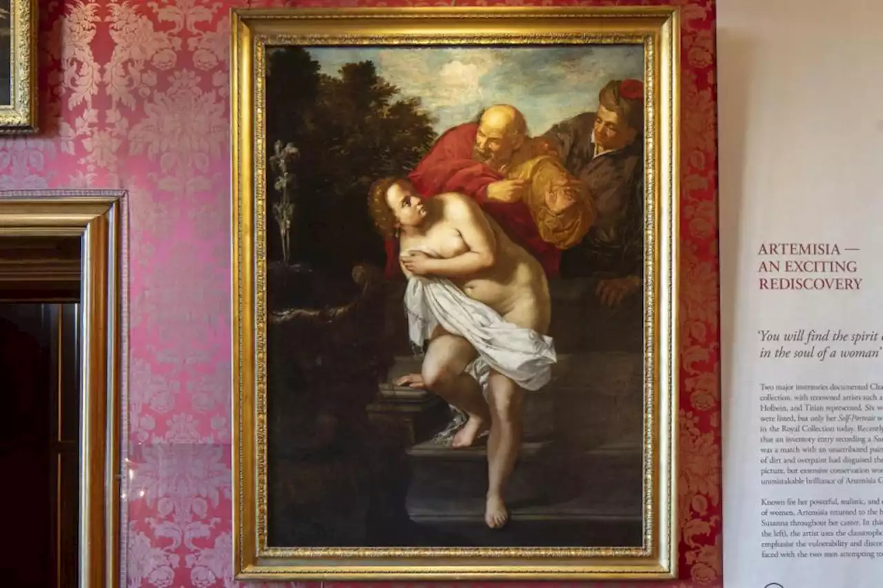 Lost Artemisia Gentileschi artwork goes on display in Windsor