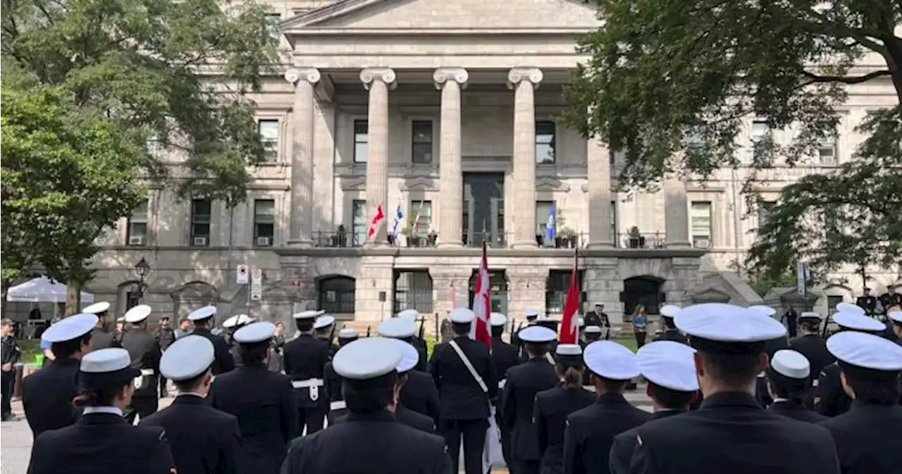 Montreal-based Royal Canadian Navy unit honoured on 100th anniversary