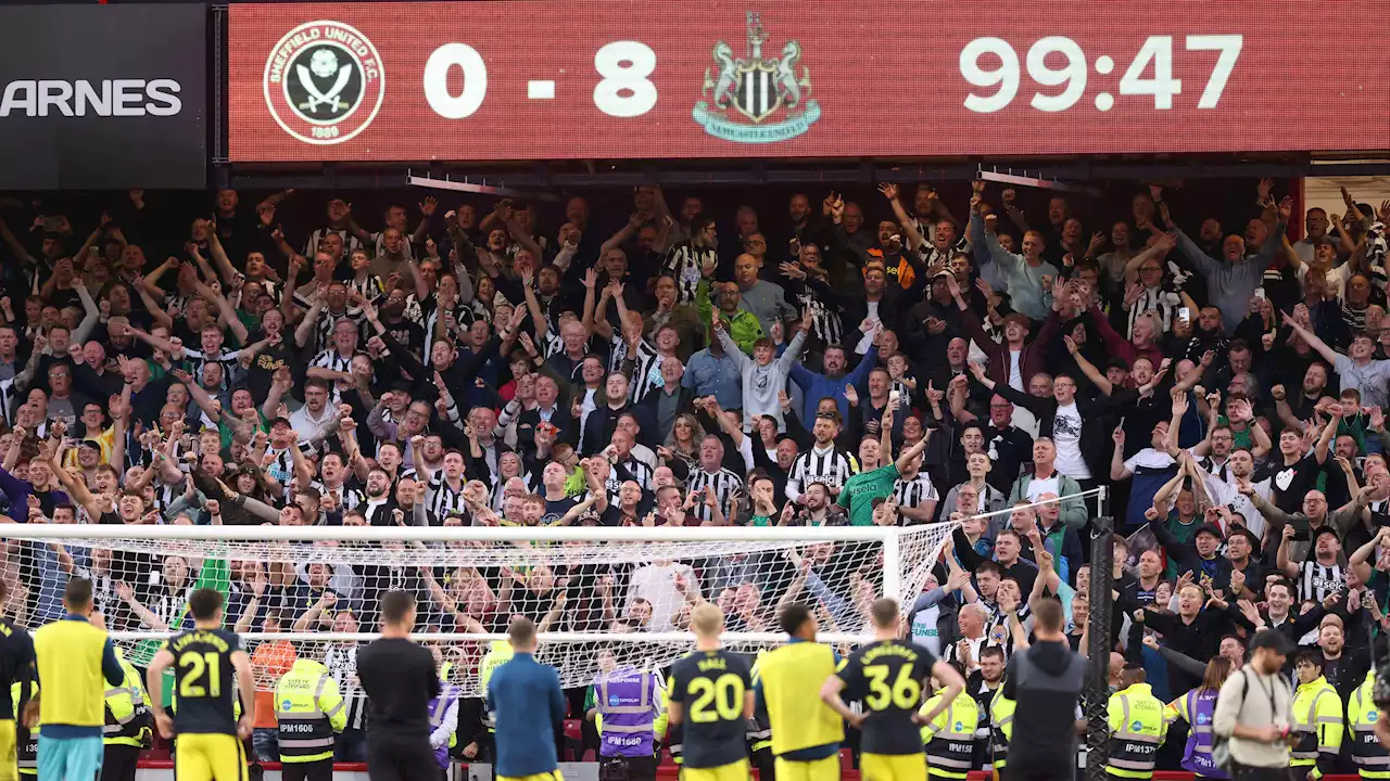 4,988 games: Sheffield United's 8-0 drubbing at hands of Newcastle their worst defeat since 1933 as Blades' dismal start continues