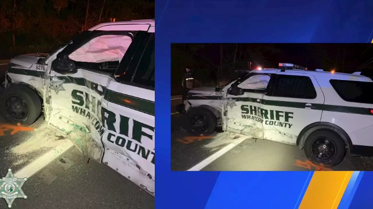 Deputy dives to safety as patrol car struck by drunk driver in Bellingham