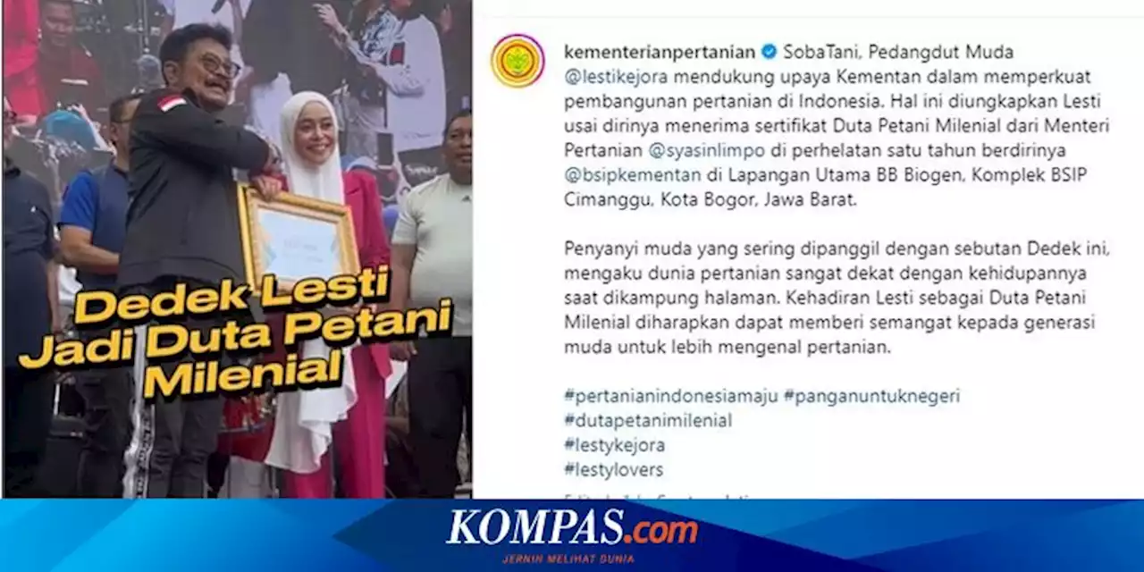 Lesti Kejora dan Sederet Artis Penerima Gelar Duta