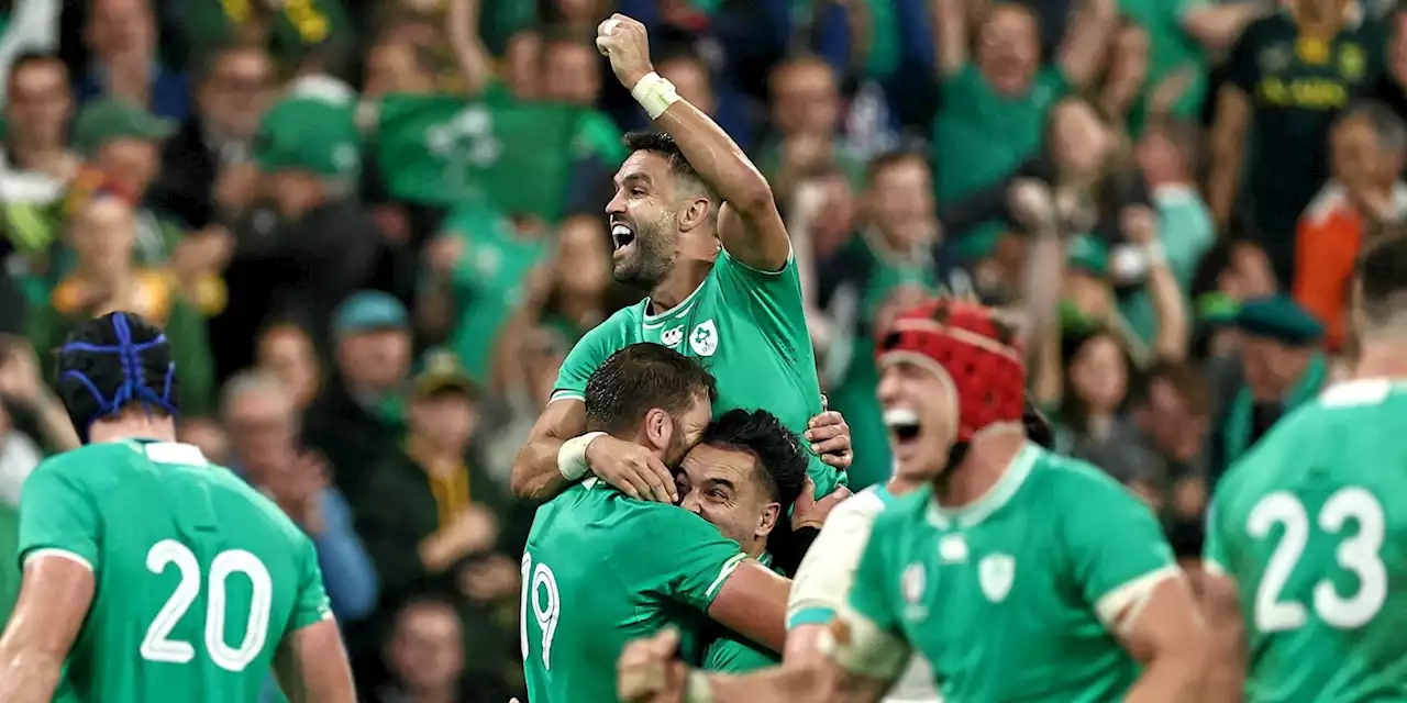 Coupe du monde de rugby : l'Irlande fait chuter le champion du monde sud-africain