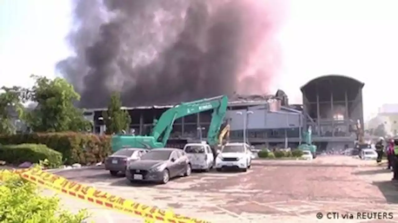 Taiwan factory blaze kills five, including several firefighters