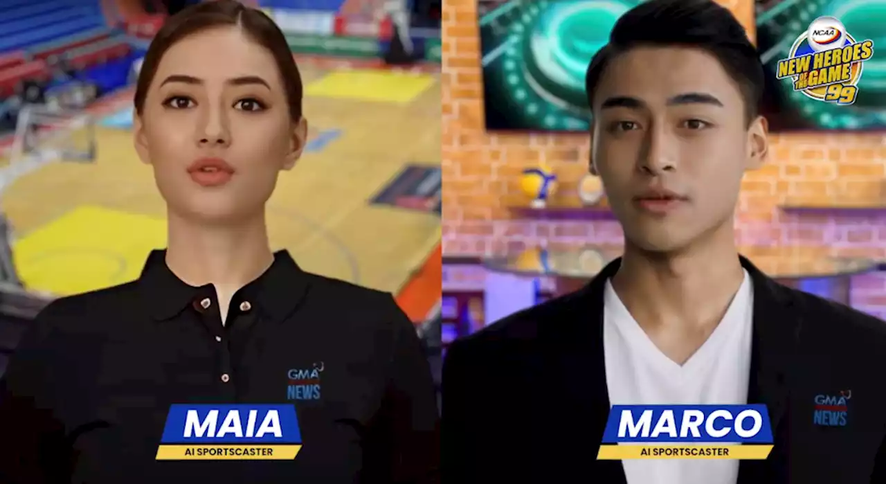 Netizens react to PH's first AI sportscasters