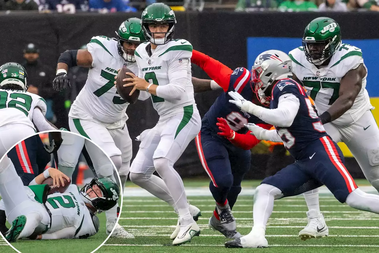 Jets offense sputters as Zach Wilson struggles in ugly loss to Patriots