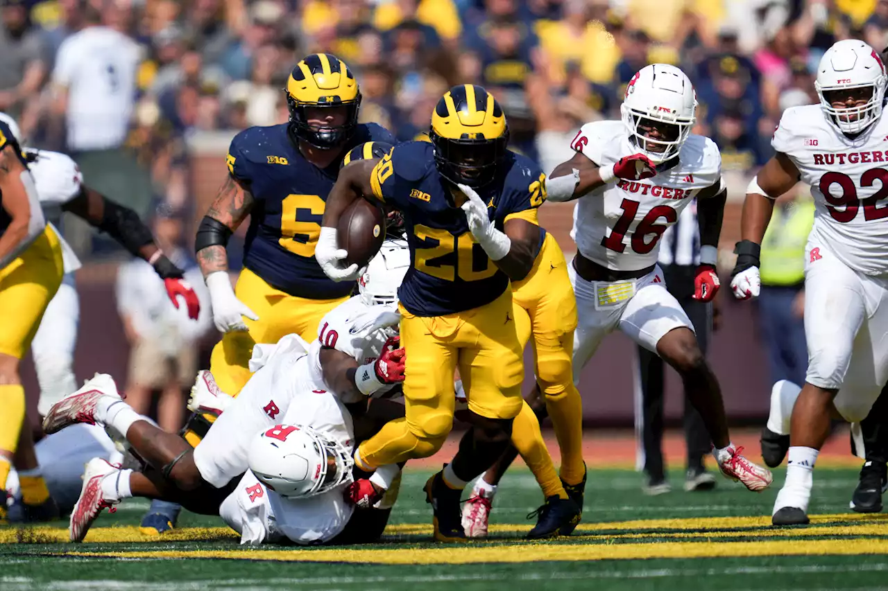 Rutgers no match for Michigan in Jim Harbaugh’s return to sideline