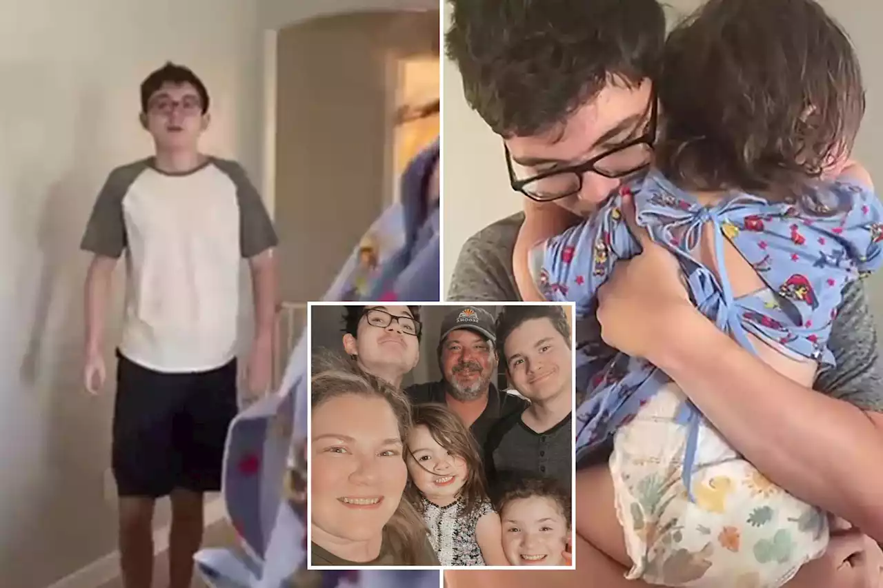 Texas siblings reunite after brother saves 2-year-old sister from drowning