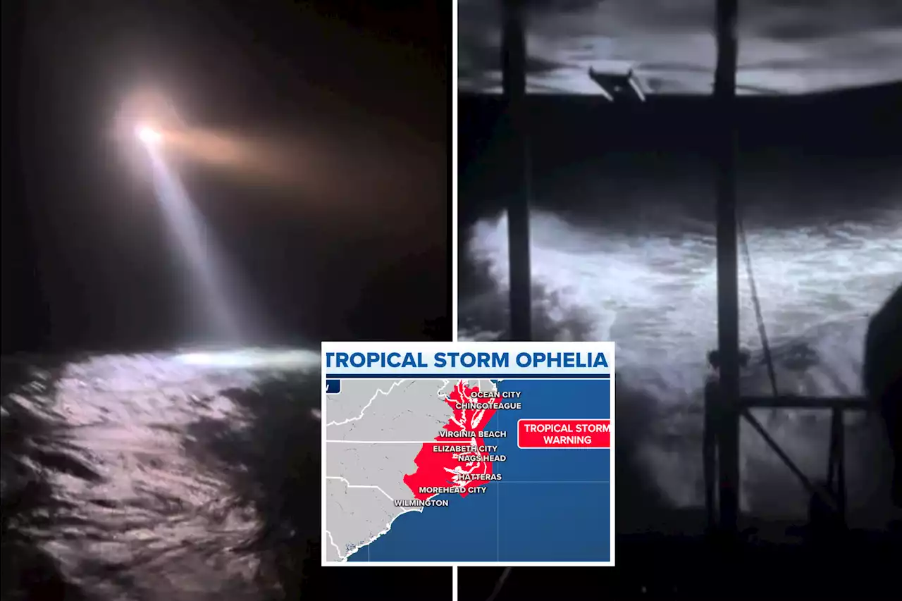 Three kids among those saved from sailboat hours before Tropical Storm Ophelia landed