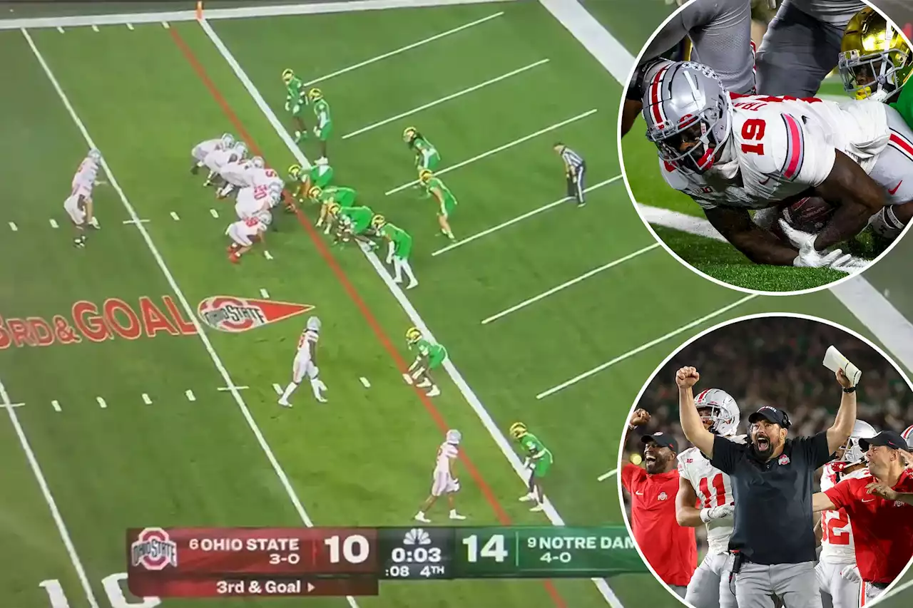 Why Notre Dame only had 10 players on field for puzzling final play vs. Ohio State