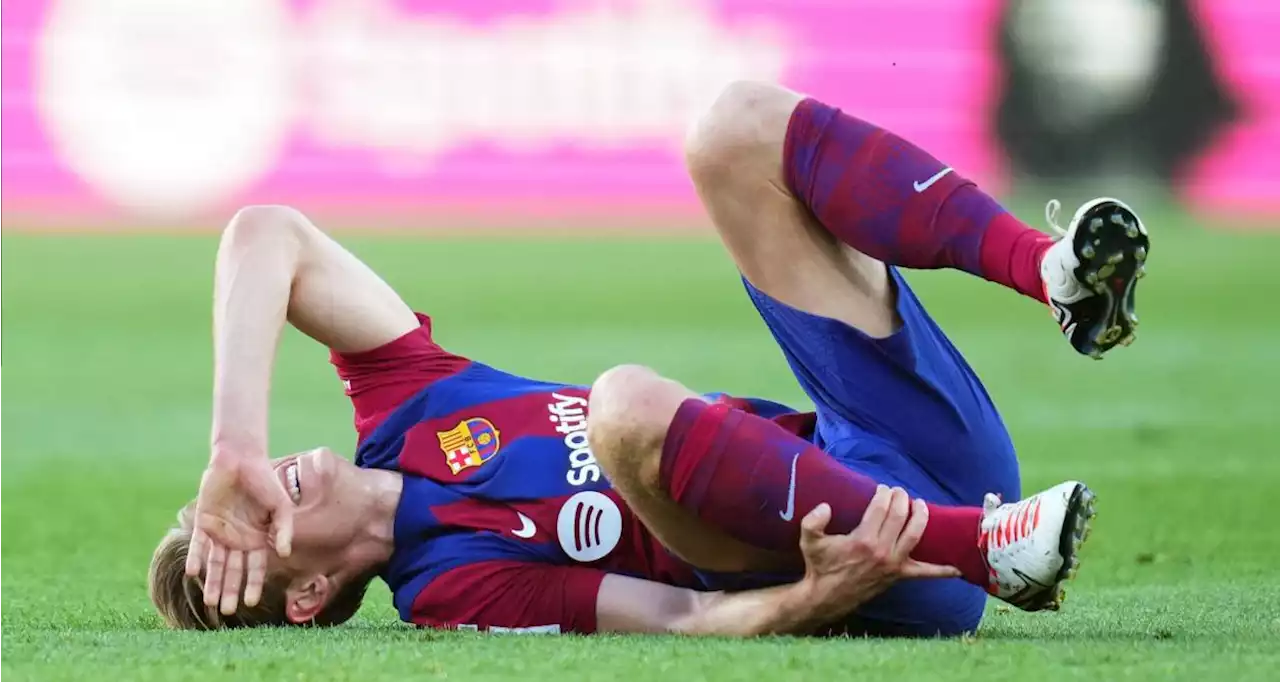 Barça : l'inquiétude de Xavi pour la blessure de De Jong