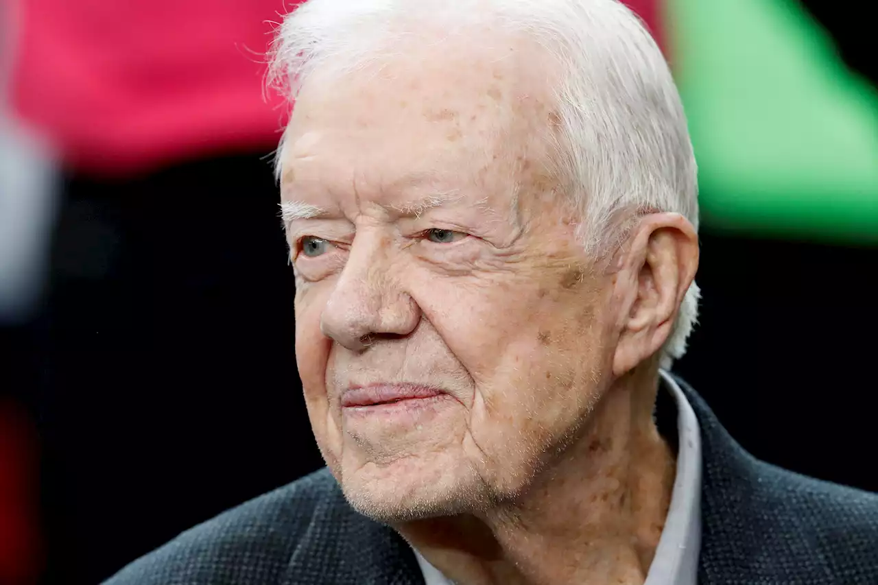 Jimmy Carter attends Plains Peanut Festival