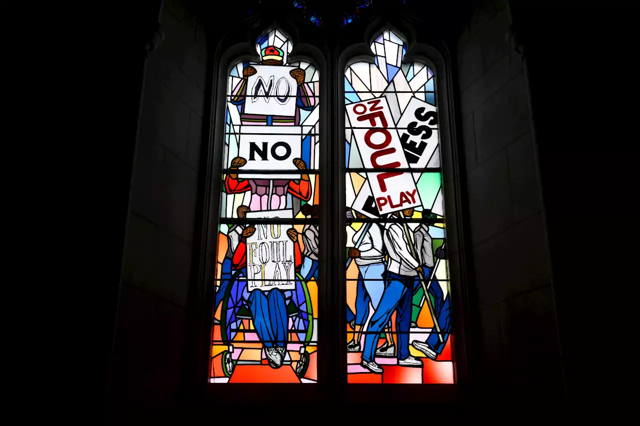 National Cathedral replaces windows honoring Confederacy with stained-glass homage to racial justice