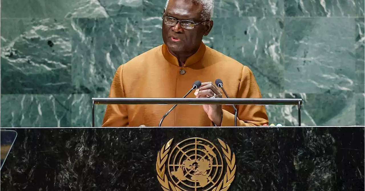 US 'disappointed' Solomon Islands leader Sogavare to miss White House summit