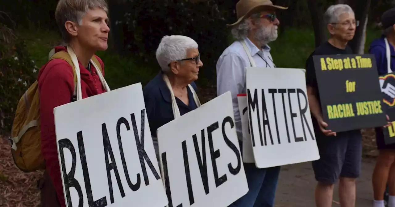 Silent seniors continue monthly protests in University Heights to honor Black Lives Matter movement