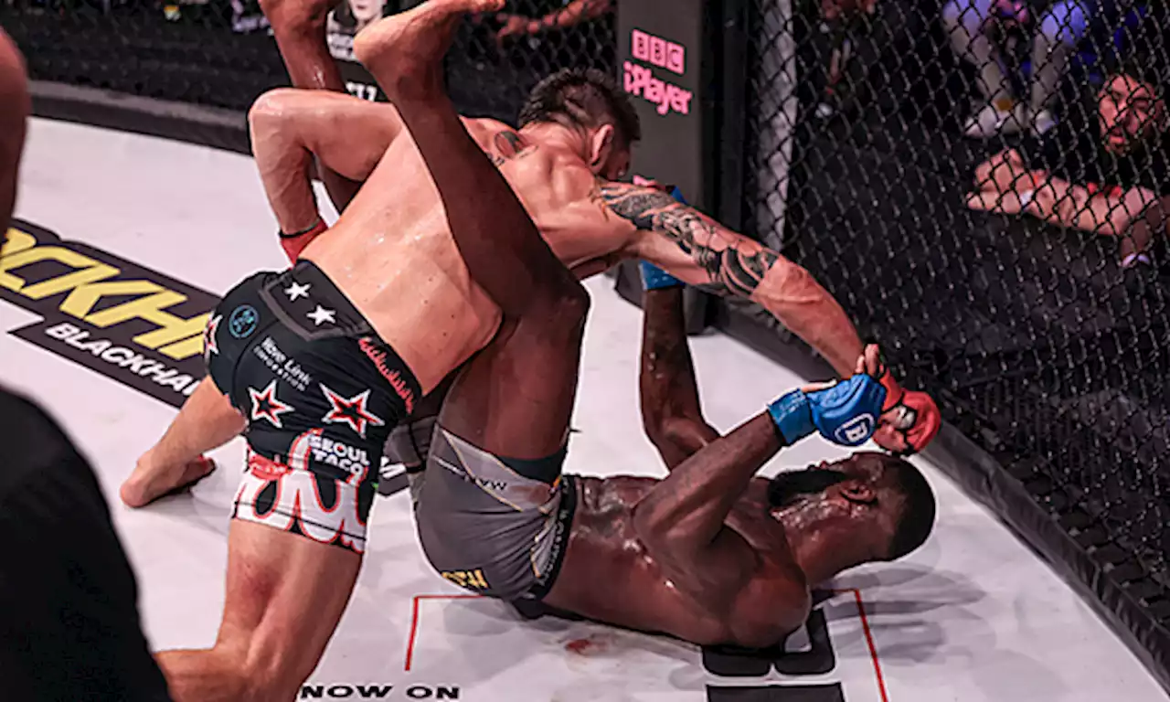 Johnny Eblen Defends 185-Pound Crown with Brutal KO of Fabian Edwards at Bellator 299