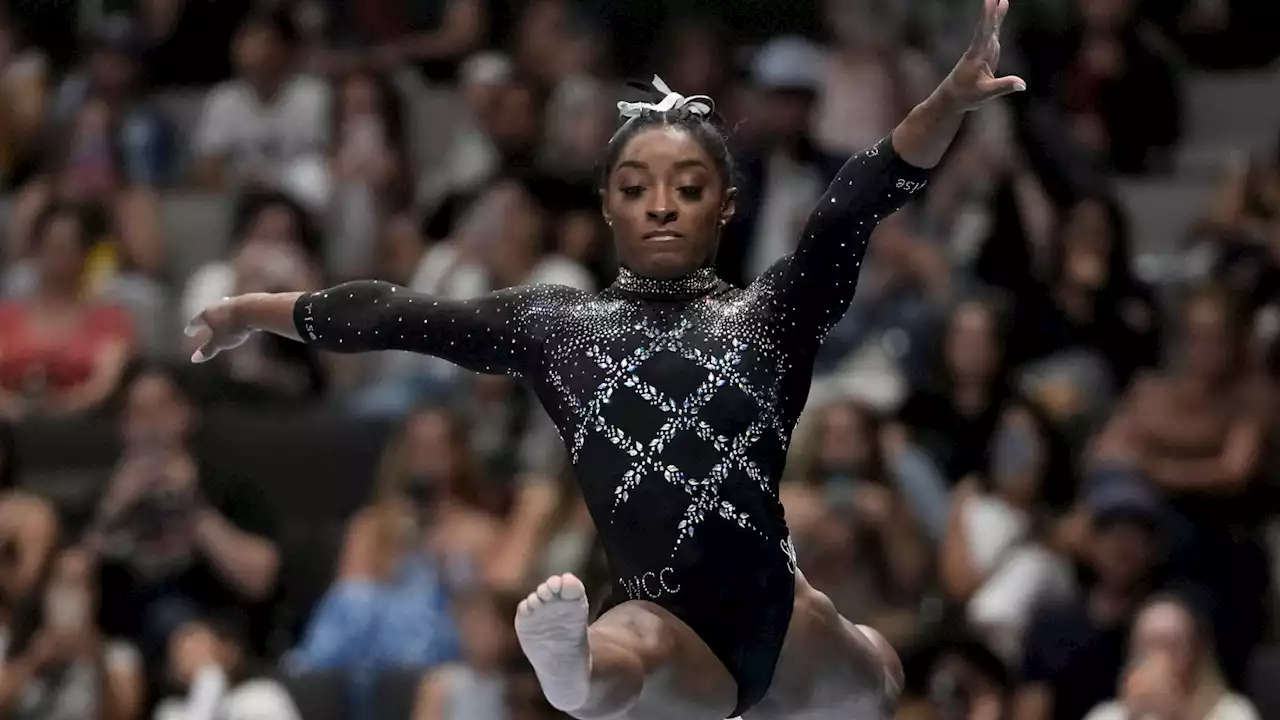 Olympian Simone Biles 'heartbroken' by video of young black gymnast being denied a medal in Ireland