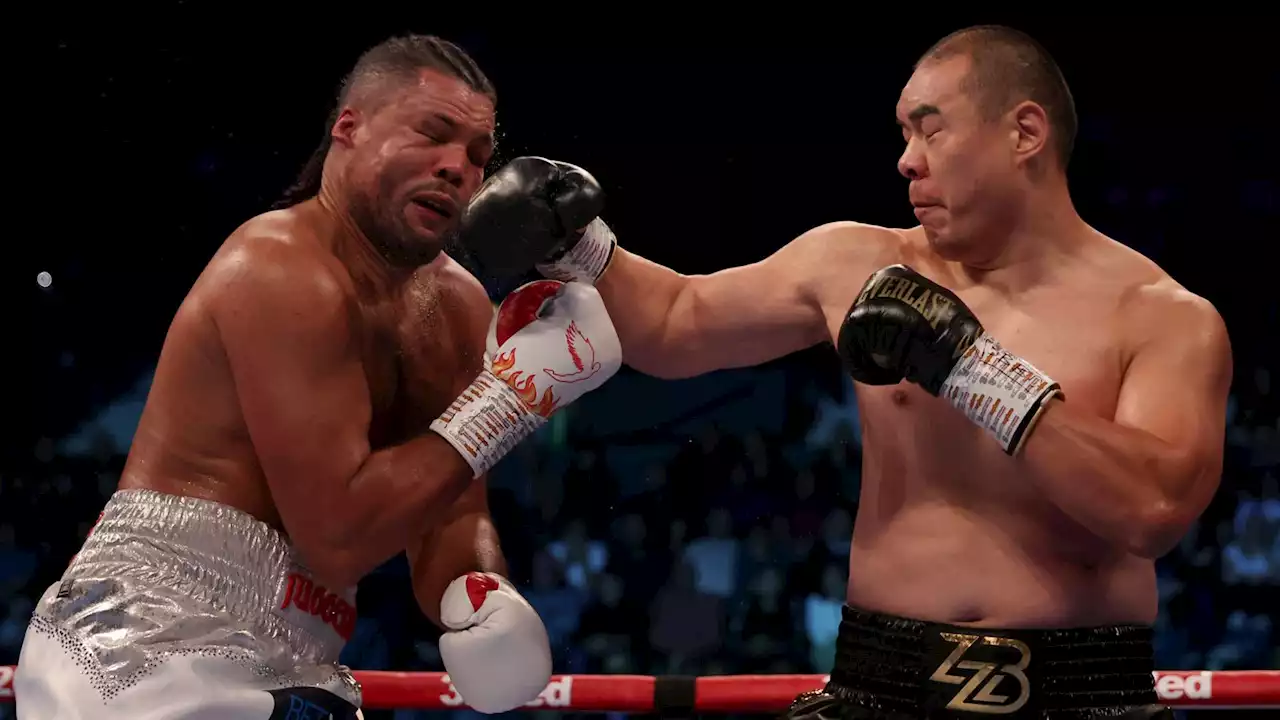 Joe Joyce knocked out by China's Zhilei Zhang in third round as he loses heavyweight rematch