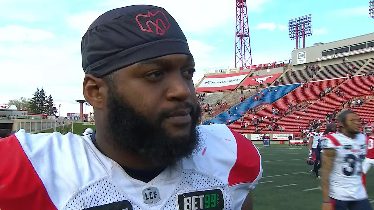 Stanback says Alouettes' four-game losing streak coming to an end is a 'major relief'