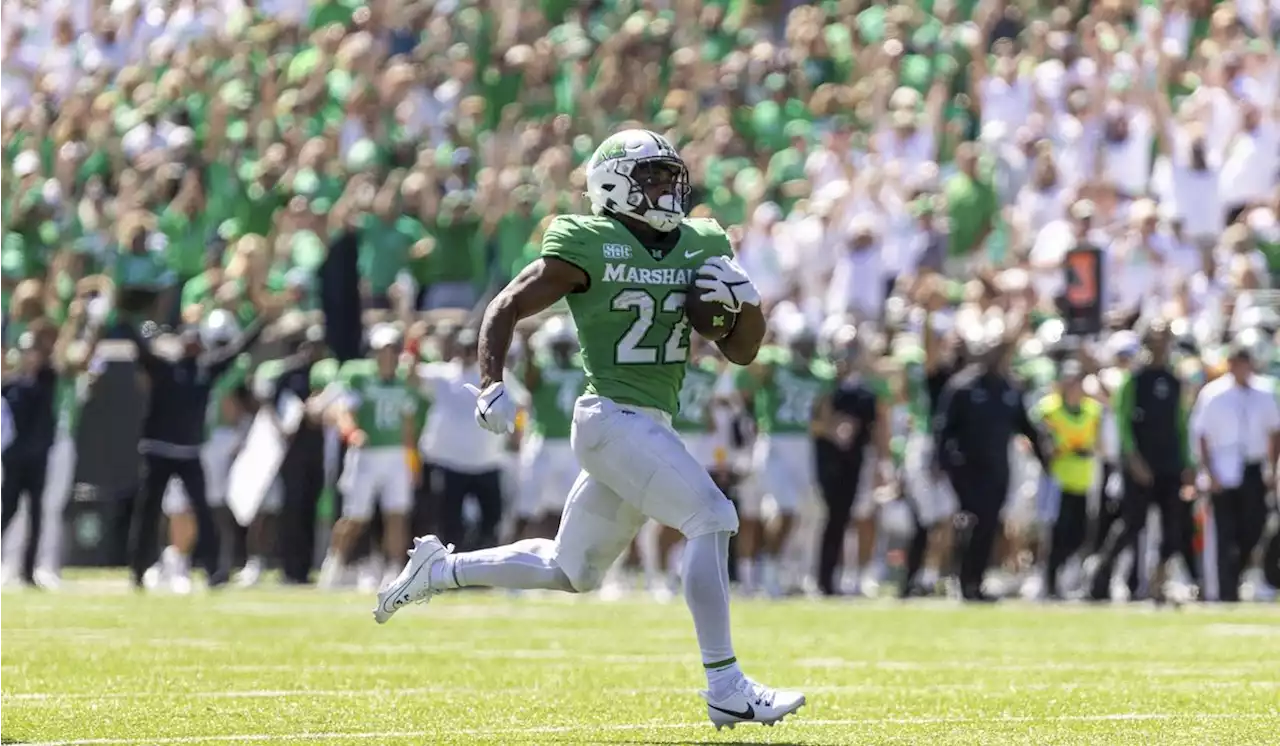 Rasheen Ali runs for 174 yards as Marshall beats Virginia Tech