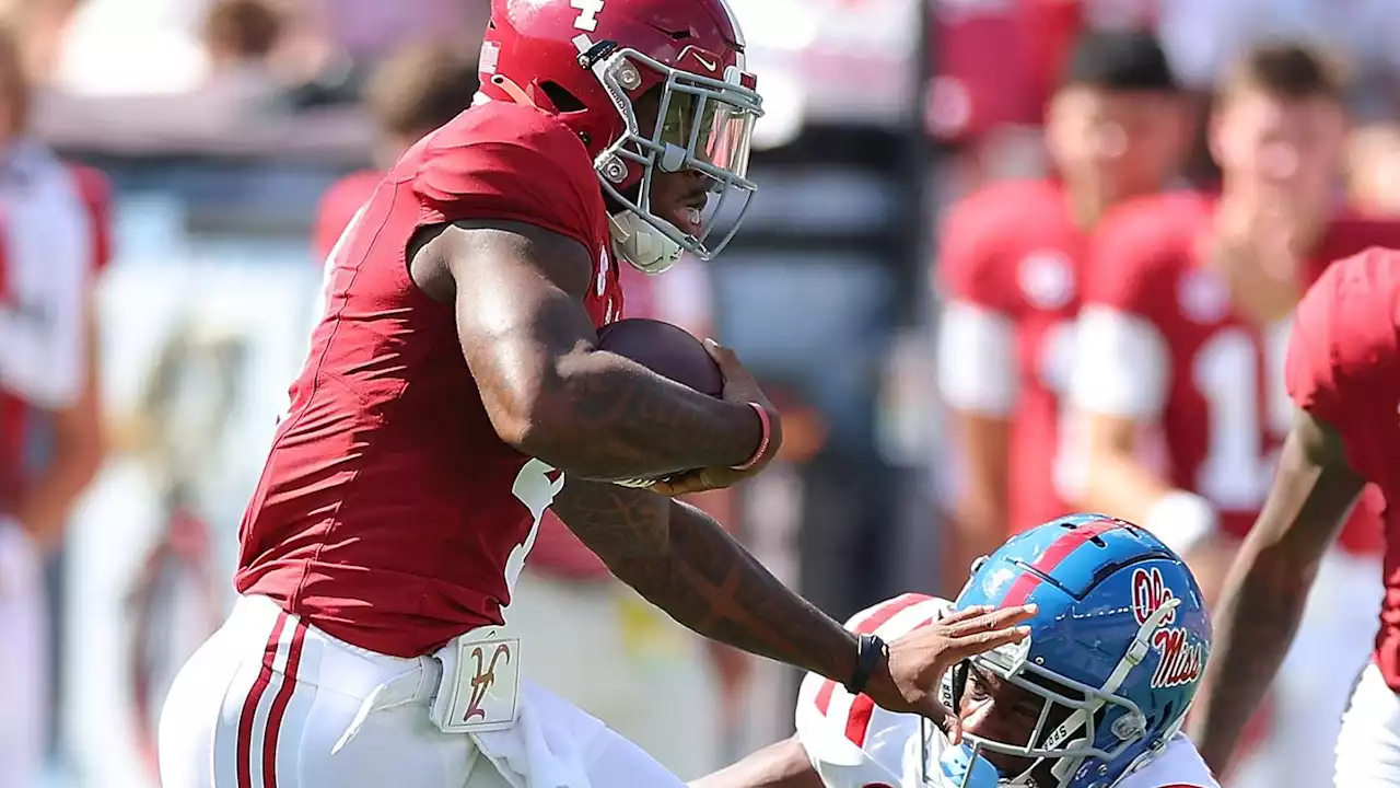 No. 13 Alabama has big second half in 24-10 win over No. 15 Ole Miss