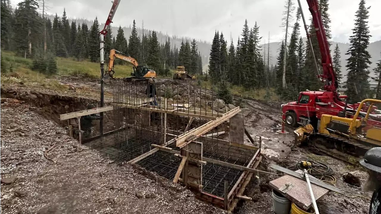 Colorado ski area building chairlift for new skiers