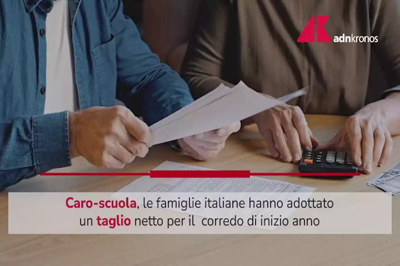 Caro-scuola, taglio netto delle spese da parte delle famiglie italiane