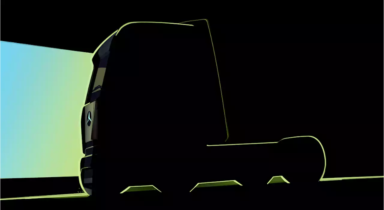 Mercedes-Benz Trucks presenta il teaser dell’eActros 600