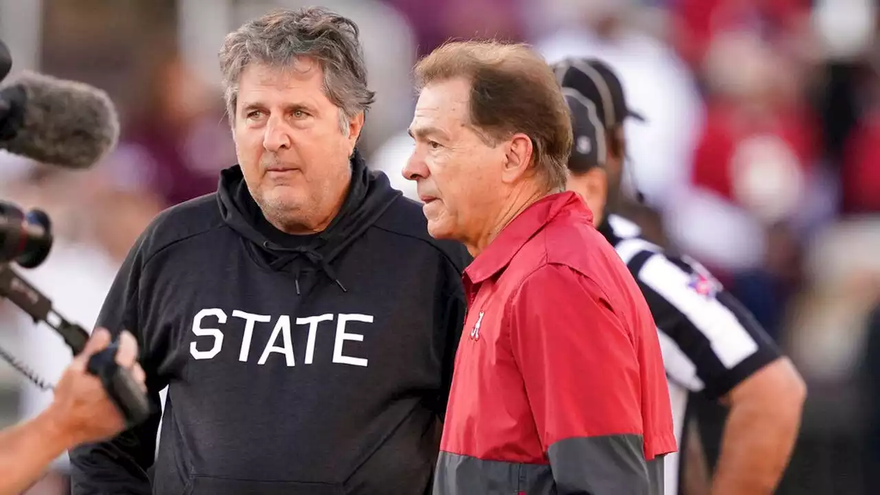 ‘I loved Mike Leach’: Nick Saban talks late Mississippi State coach