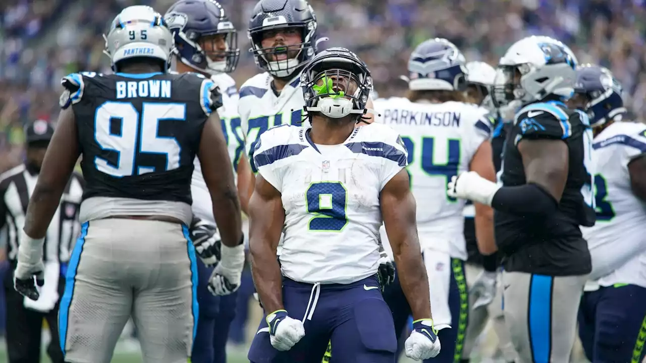 Kenneth Walker III sparks Seahawks in second half as Seattle pulls away to beat Carolina 37-27