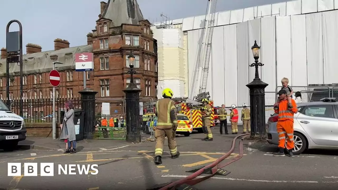 Two teenagers charged over Ayr Station Hotel fire