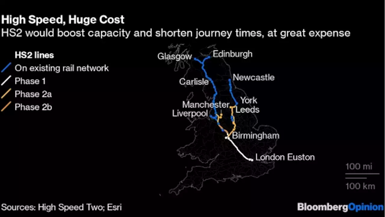 Anger Grows as Sunak Weighs Shortening £100 Billion UK Rail Link