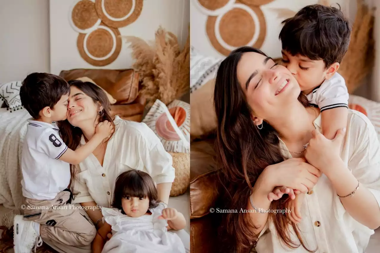 Syeda Aliza Sultan shares charming pictures with her kids