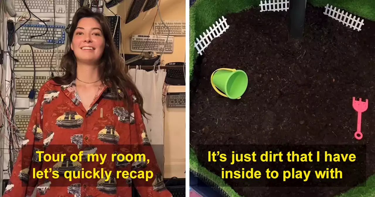 TikToker Gives A Tour Of Her Chaotic Bedroom And People Are Amazed