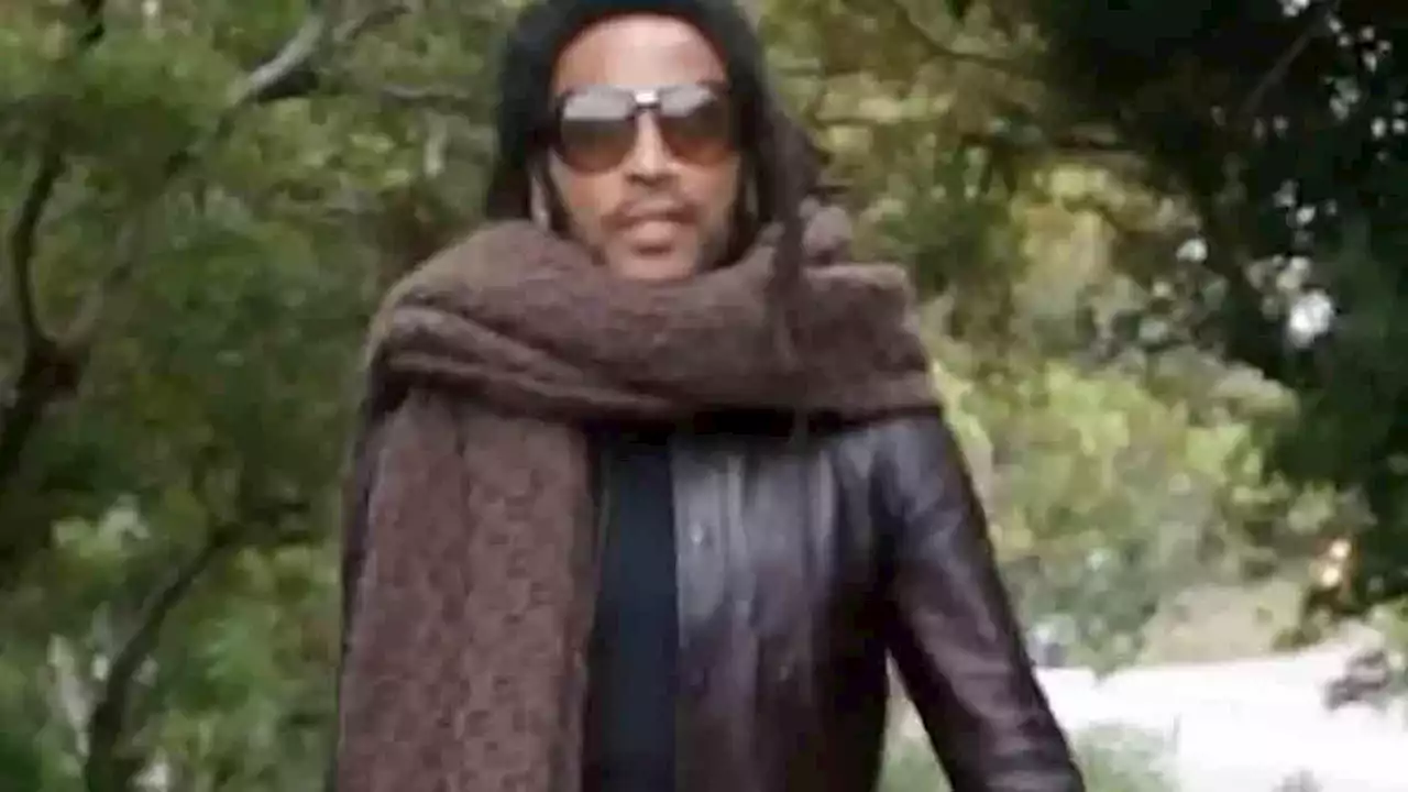 Lenny Kravitz Brings Back His Gigantic Scarf in Viral TikTok