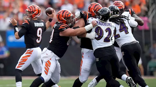 MNF Roundup: Burrow plays through calf injury, throws for 259 yards as  Bengals top Rams 19-16 to end 2-game skid, Sports