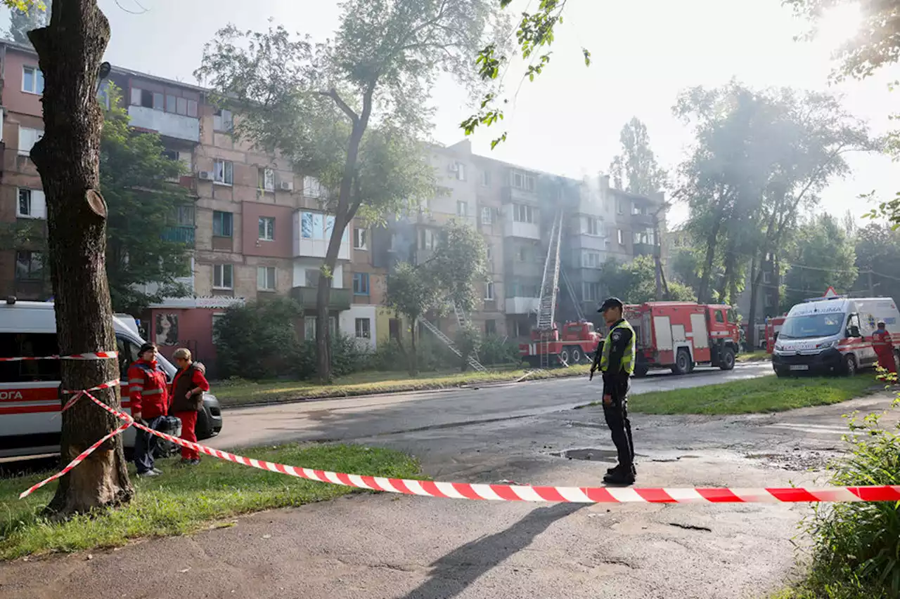 На промышленном предприятии в украинском Кривом Роге произошел пожар