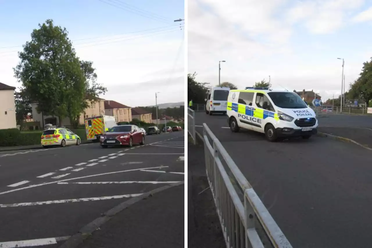 Cyclist hospitalised after being hit by van in Glasgow