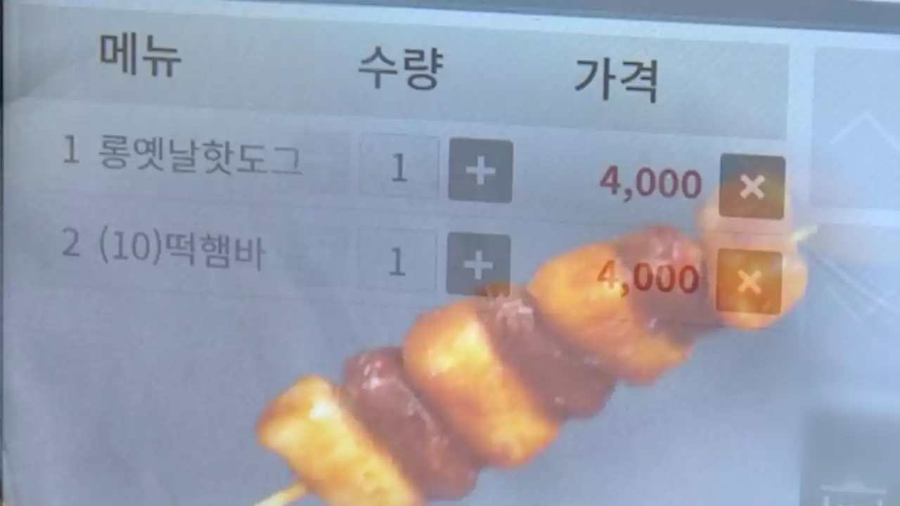 떡꼬치 하나가 4200원…허기 달래려고 휴게소 들렀다가 '깜짝'