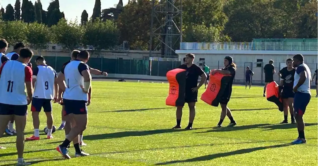 Rugby-Coupe du monde : le XV de France s'entraîne avec des Espoirs de Provence Rugby