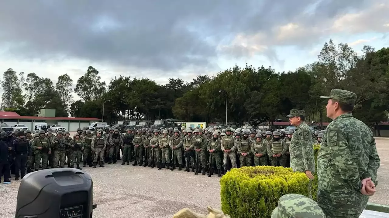 Elementos De La Sedena, GN, SSyPC Y FGE Arriban A Frontera Comalapa ...